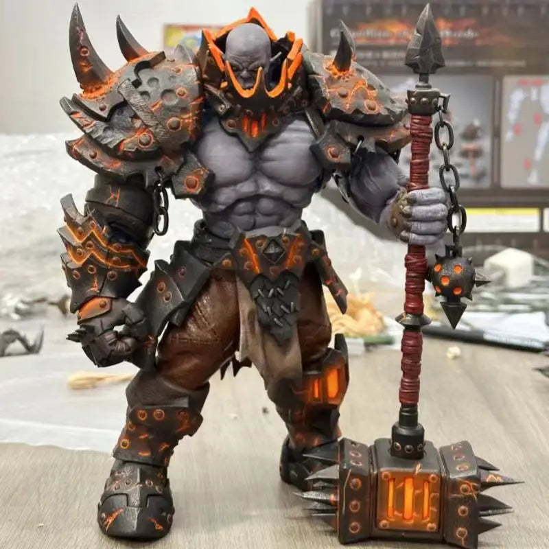 In stock Mithril Action Guardian of The Horde 05 Magma Forgemaster Blackhand 1/10 Action Figures Toy Gift Collection
