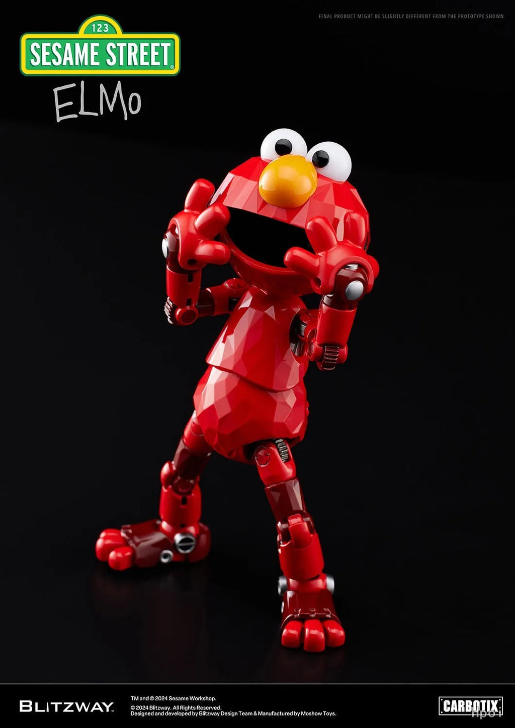 【Original】MOSHOWTOYS BLITZWAY ELMO Mecha-Complete Action Figure Model Toy