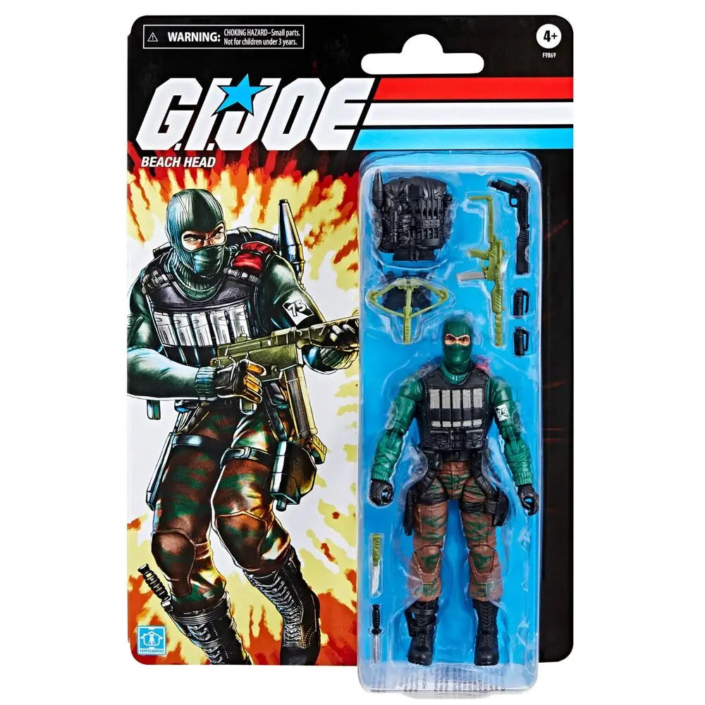 G.I. Joe GI Joe Classfied Series Retro Cardback 6" Beach Head Action Figure Model Toy Gift