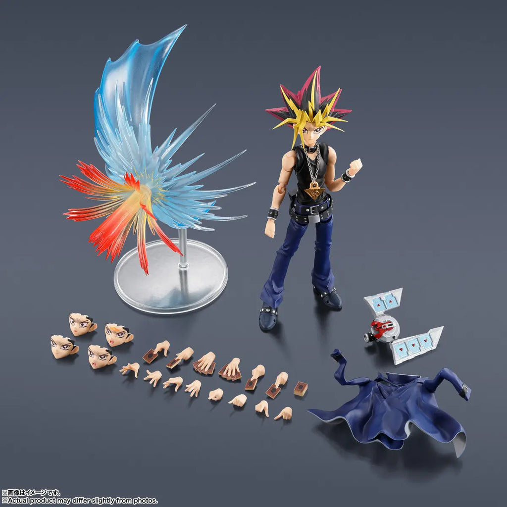 In-Stock Bandai S.H.Figuarts SHF Yami Yugi (Yu-Gi-Oh!) Action Figure Toy Model Gift