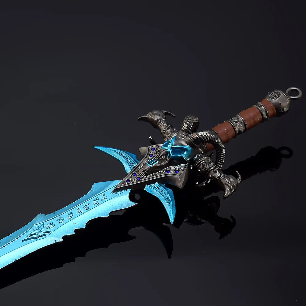 World of Warcraft Оръжие Frostmourne Nerzhul The Lich King Игра Периферна 30 см Метална игра Катана Самурайски меч Подаръчни играчки Оръжие