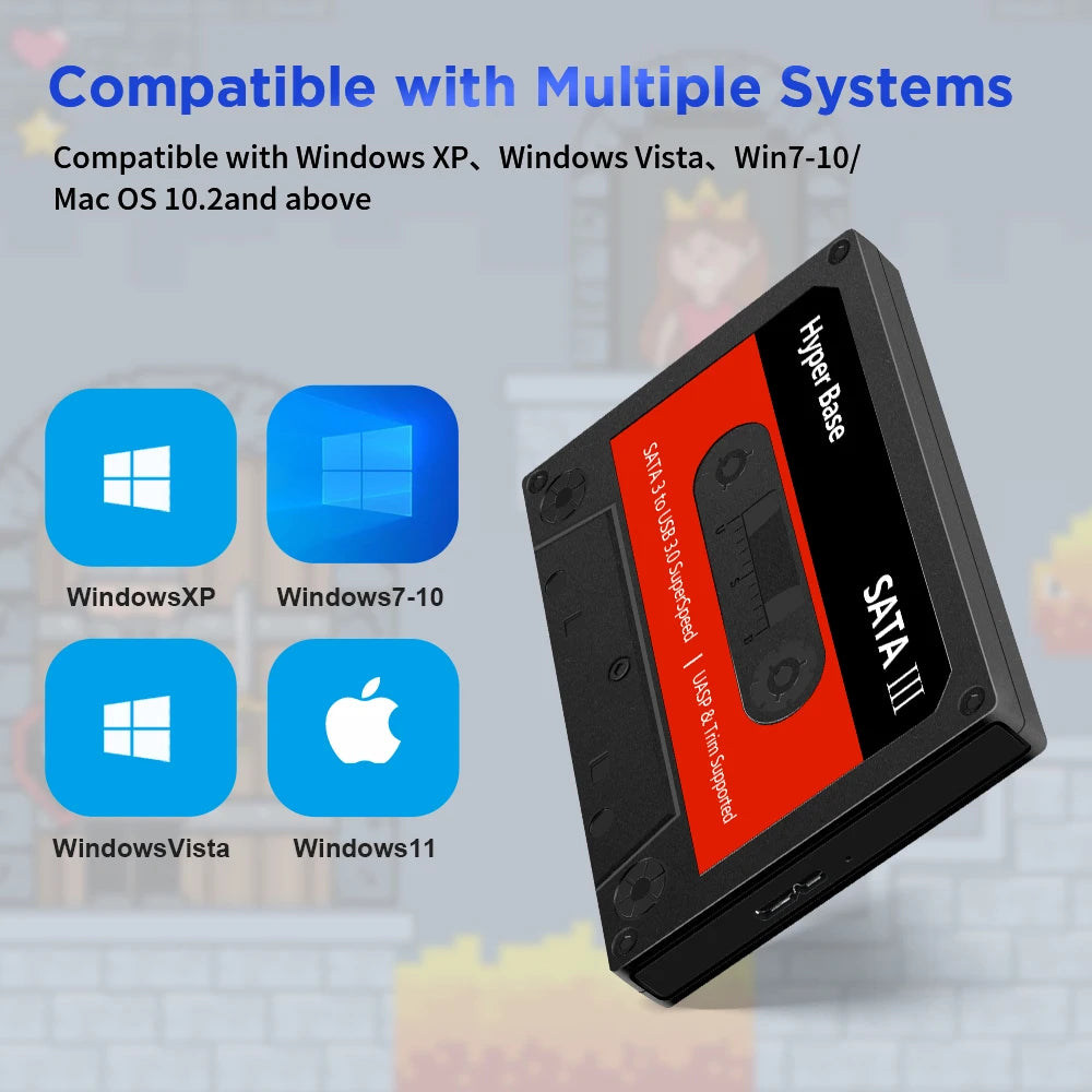 Batocera 35.linux 500G External HDD Game Hard Drive Disk Game Consoles 48000+Games For PSP/MAME/N64/DC/3DO/NES for PC/Laptop/Mac