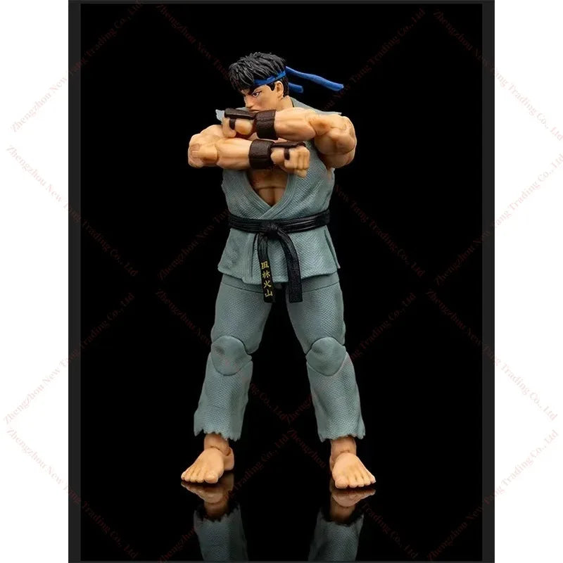Original Jada Toys Ultra Street Fighter II The Final Challengers Grey Ryu In Stock Anime Action Collection Figures Model Toys