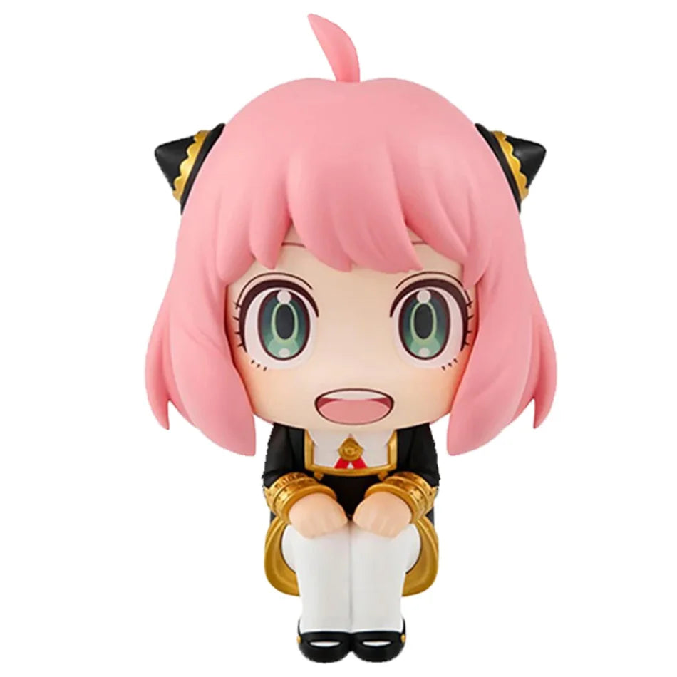 Anya Forger Spy Family Anime PVC Figure - Cute Collectible Model Desk Decoration Toy Gift for Anime Fans