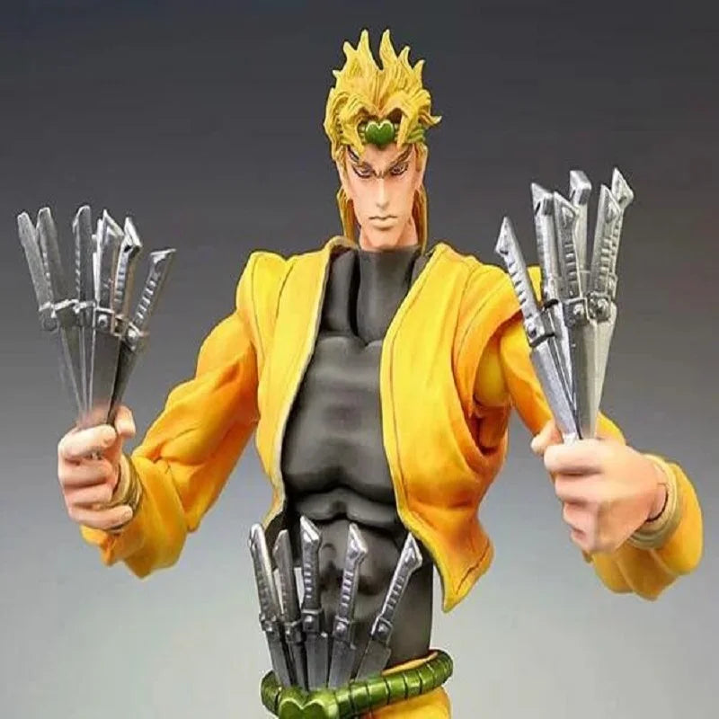 New 17cm Jojo'S Bizarre Adventure Stardust Crusaders Kujo Jotaro Dio Brando Anime Action Figures Model Collection Toys