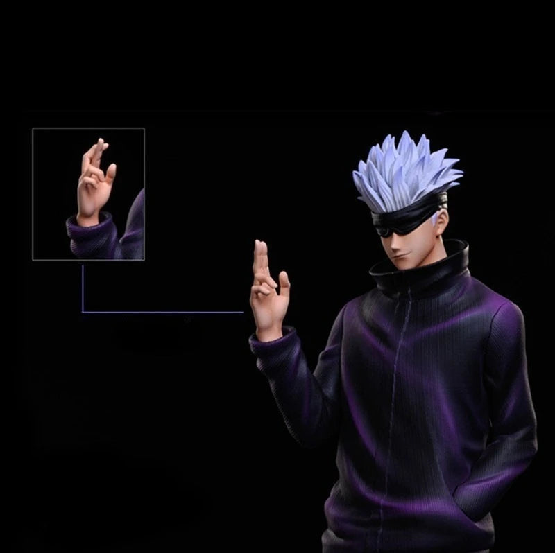 30cm New Jujutsu Kaisen Anime Figure Gojo Satoru Peripheral PVC Model Statue Desktop Decoration Ornaments Birthday Gifts Toys