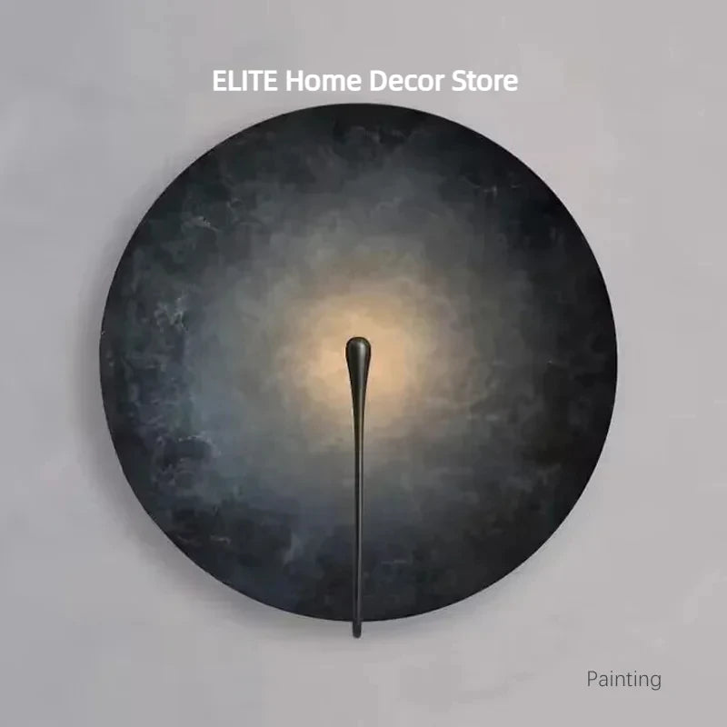 Cosmic wall lamp Cosmic wall Light for living room Corridor Aisle Background bedroom bedside wall lamp Artistic round disc lamp
