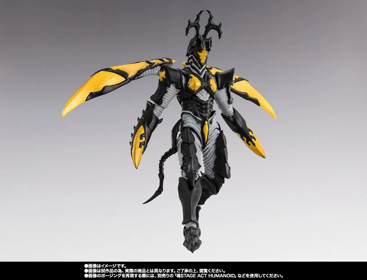Officially Licensed Bandai Shfiguarts Hyper Zetton Figure Anime Ultraman Ginga S Crossroad Character Model