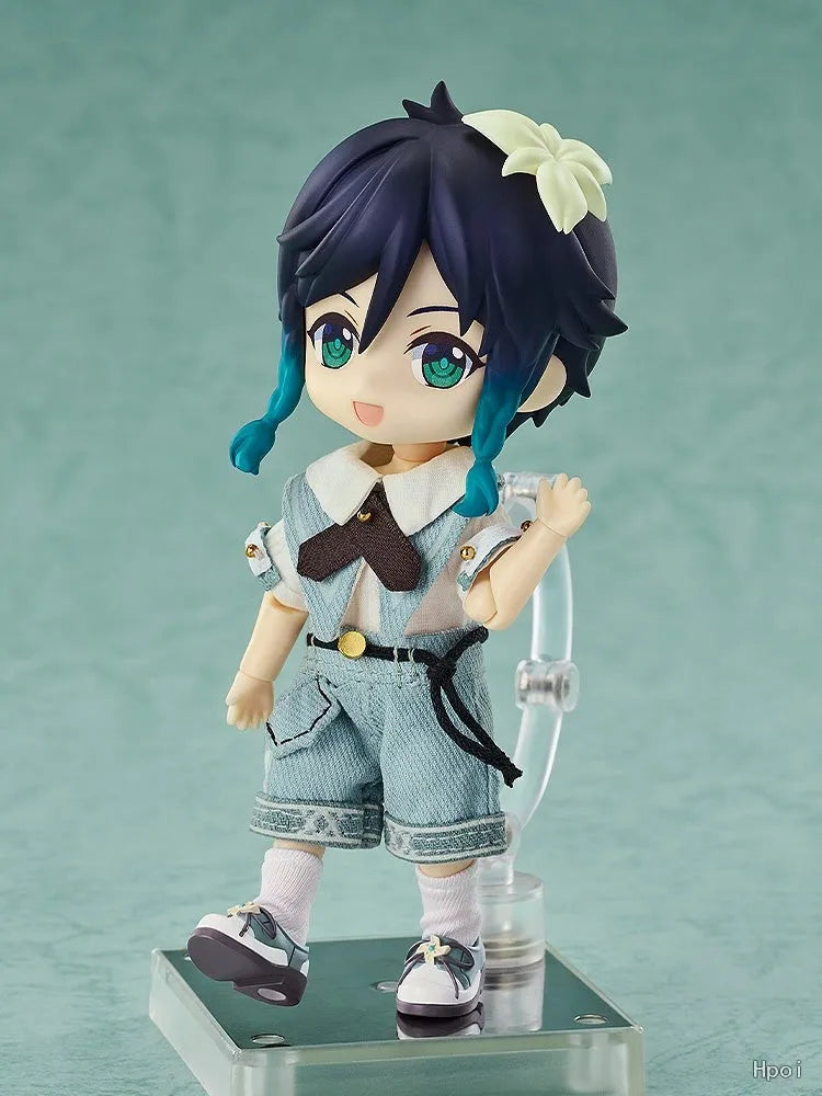 In Stock Original GSC Nendoron Clothing Set Genshin Impact Venti 14cm Animation Movable Boy Cartoon Mannequin Collection