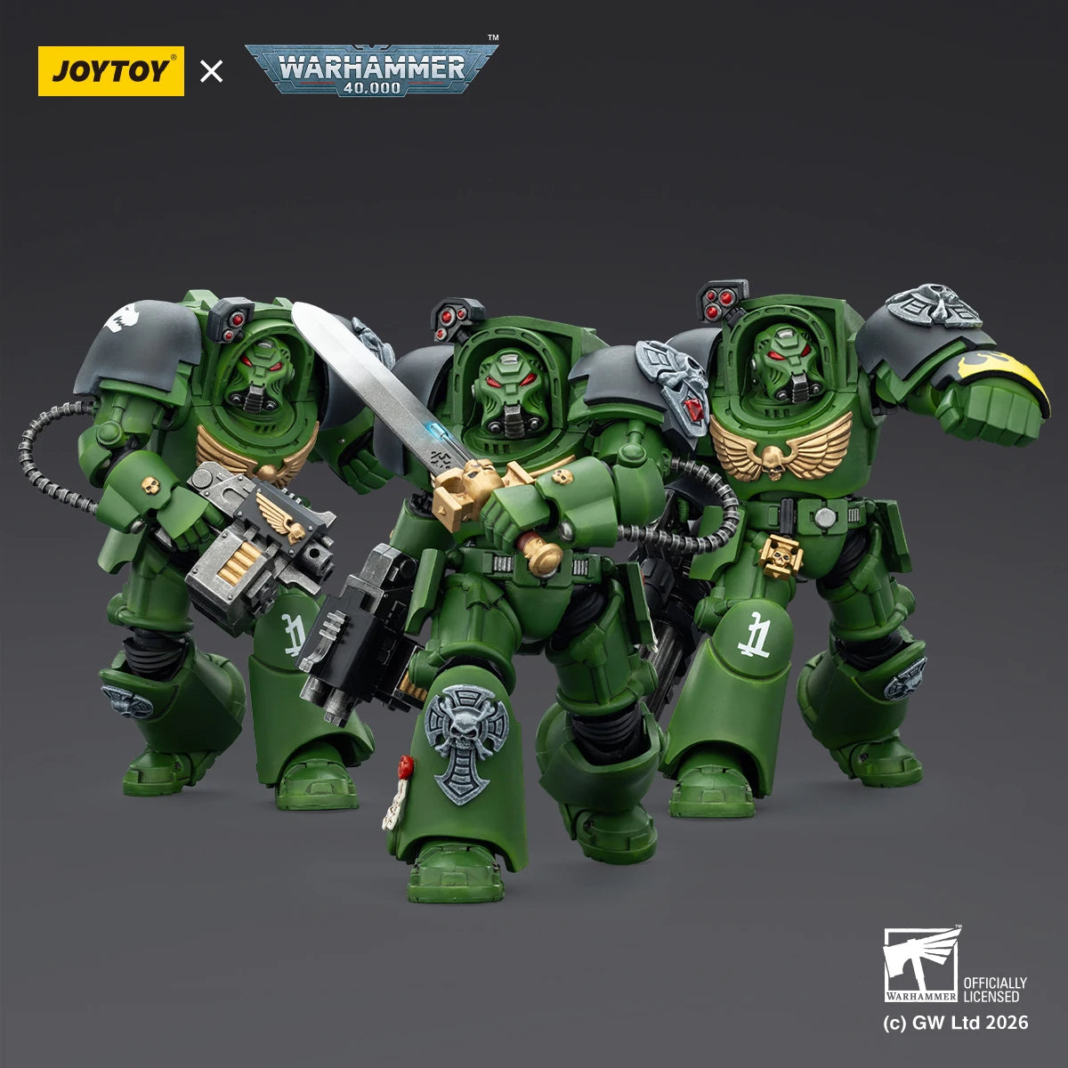 【MT】Original JOYTOY Warhammer 40K Salamanders Terminator 1/18 Action Figure Toy Collection