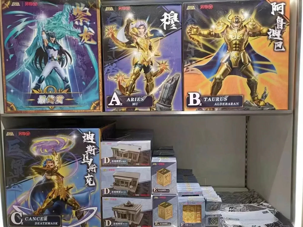 Original Genuine Bandai Saint Seiya Myth Cloth Aries No Muu Dragon Shiryu Final Death Mask Aldebaran  Model Toys Gifts