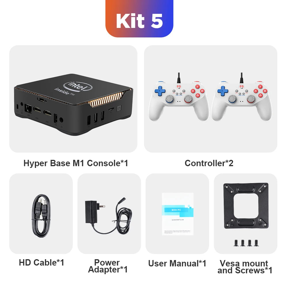 Retro-Videospielkonsole WIN 11 Pro &amp; Batocera OS N100 MINI PC Box 2TB Festplatte 52000+ Spiele 80+ Emulatoren für PS3/PS2/PS1/WII
