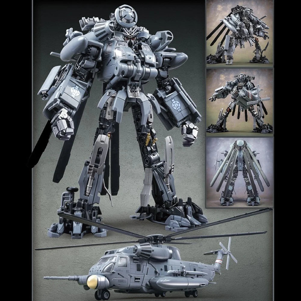 Transformationsspielzeug Black Apple M05 Blackout SS08 Vertigo DM01 OP Commander Hubschraubermodell Actionfigur Deformationsroboter