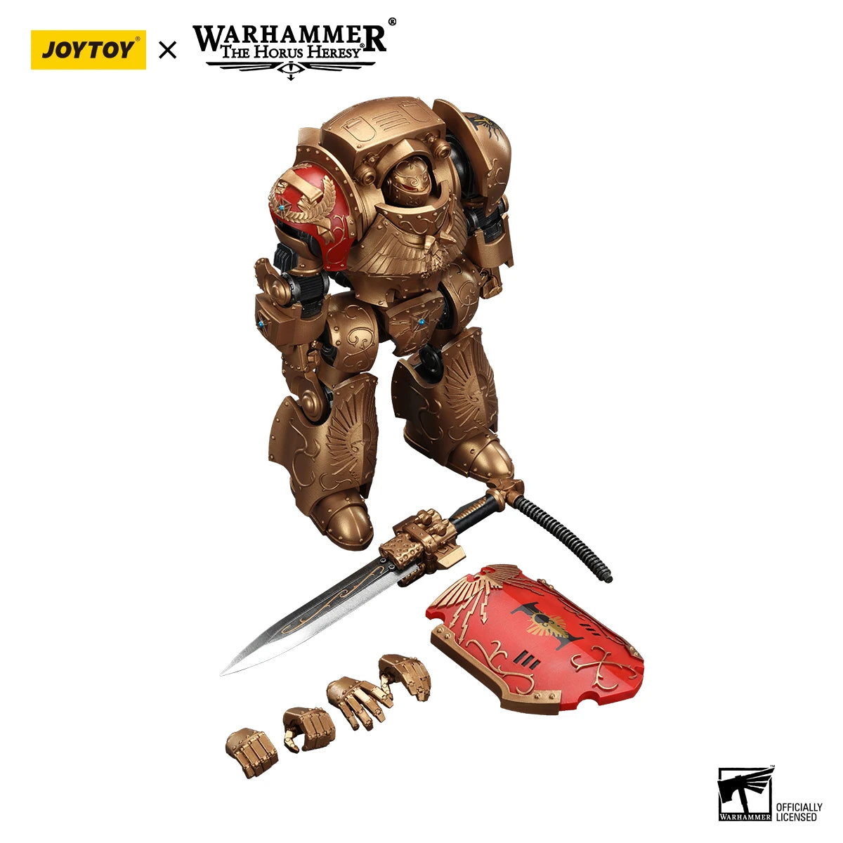 [IN STOCK]JOYTOY 1/18 Warhammer 30K Action Figure Legio Custodes Contemptor 2PCS Model