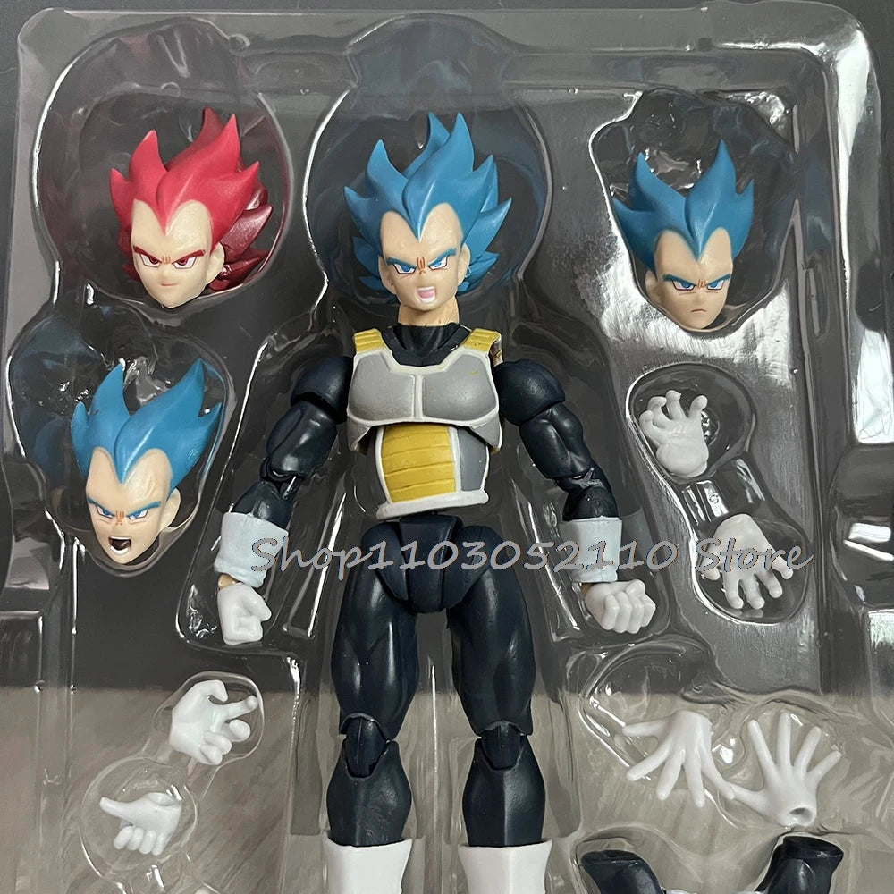 Anime Dragon Ball Z Super Saiyan Vegeta Majin Vegeta Action Figure Shf Superhero S.H.Figuarts Figure Toy Model Birthday Gift