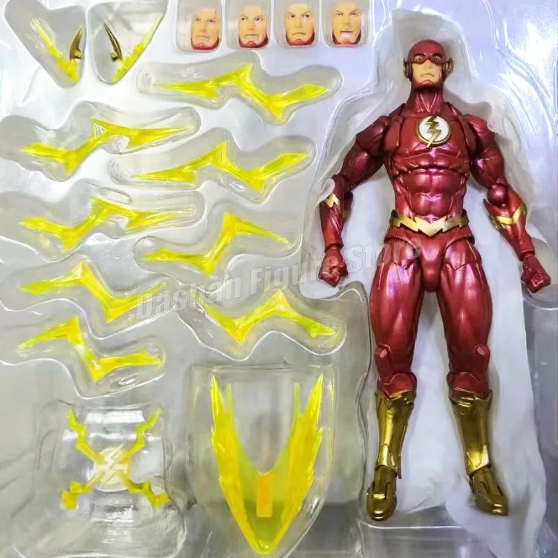 Fantastische Yamaguchi Flash Actionfigur, 17 cm, bewegliche Superhelden-Sammlung, Kaiyodo Revoltech Flashpoint Figur, Modellspielzeug, Geschenk