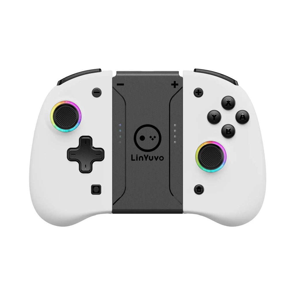 LinYuvo KS37 Meteor Light Wireless Joy-pad for Switch/Switch OLED, with Programmable, 6-Axis Gyro, Turbo & Vibration