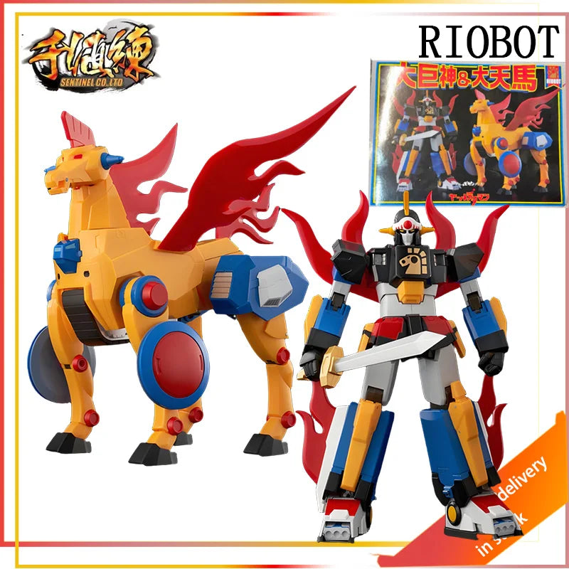 Sentinel-toys  Original Mecha Integrated RIOBOT Series Letin/Mega Man/Giant God&Pegasus Action Figure Model Toys Movable Mode