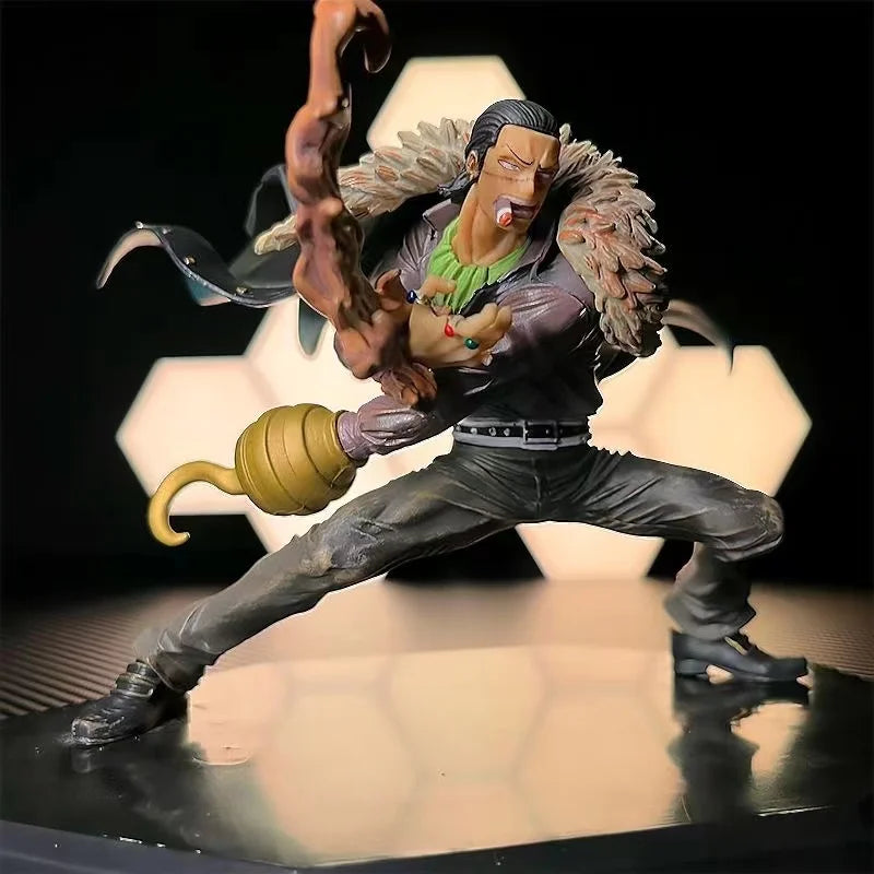 14cm High Quality One Piece Figure Sir Crocodile Mr.0 Anime Figure Decoration Toy Children's Gift Collectibles Model Doll