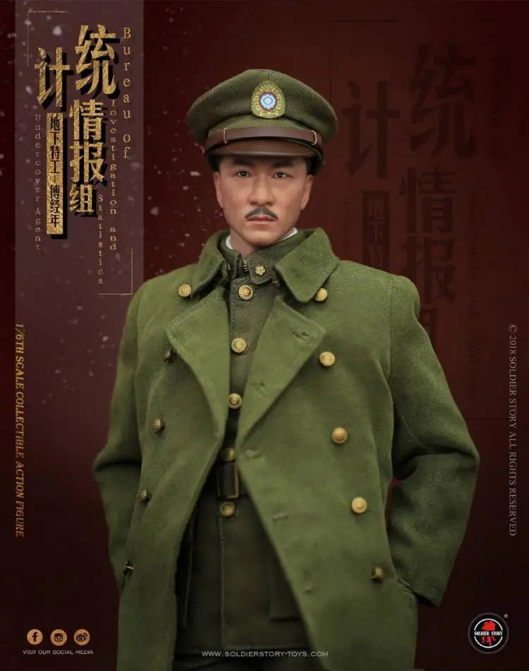 Soldierstory Ss113 1/6 Scale Collectible Figure World War Ii Statistical Intelligence Unit Underground Agent 12" Action Figure