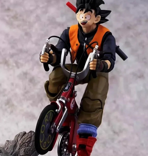 In Stock Tonsenarttoys Dragon Ball Z Kamione 01A 01B Son Goku SHF Fly Page Son Goku Ride Bike Action Figure Collection Gift