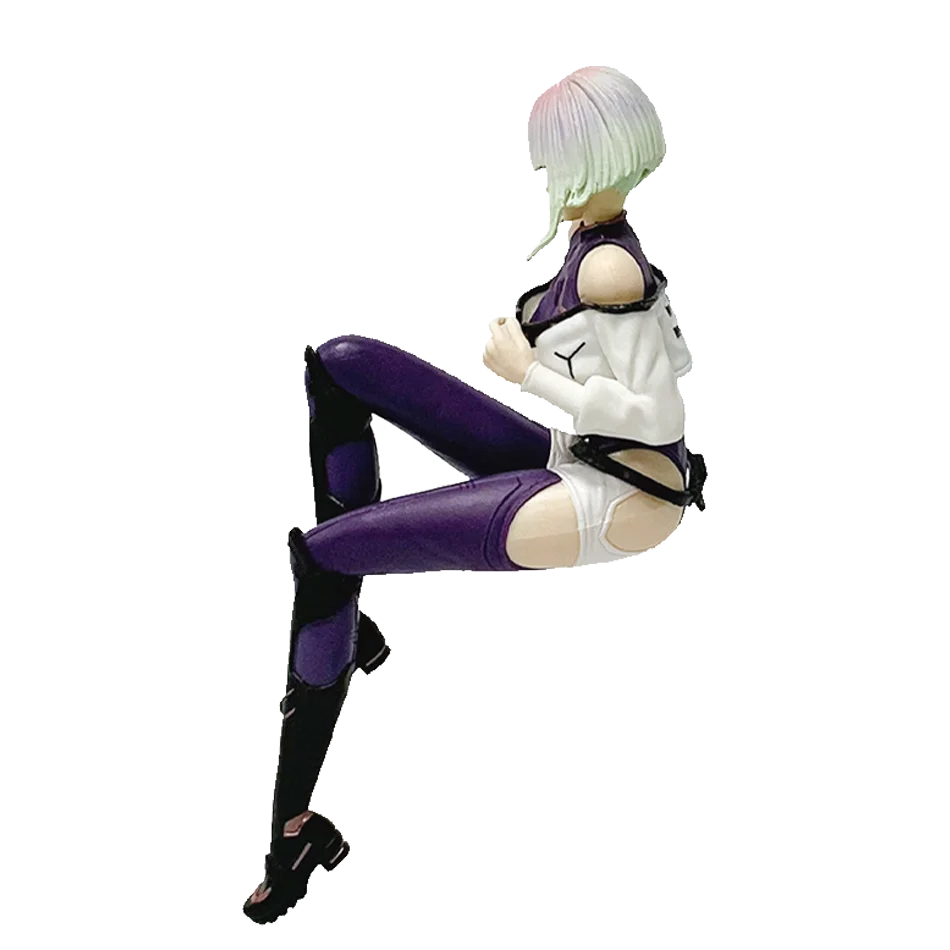 Anime Game 17cm Lucy Figure sitting posture Model Toy Birthday Gift Collection Aciton Figure Desk Decoration Gift
