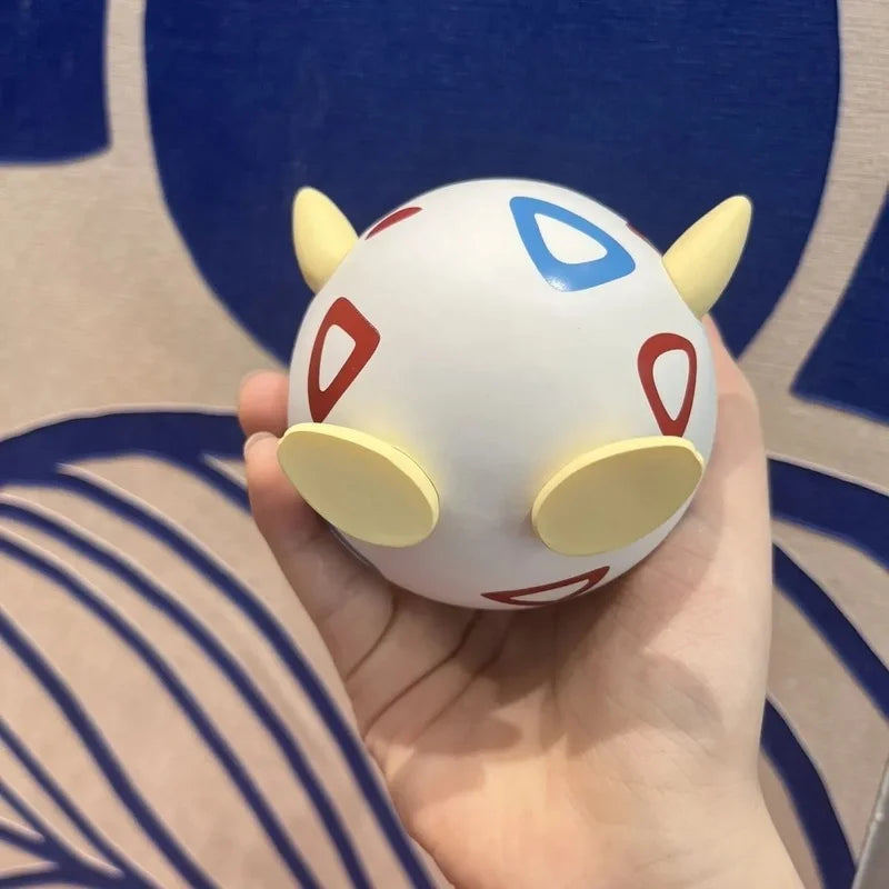 Pokemon Kawaii Happy Togepi Anime Figure Car&Desk Decor Cute 3D Model Doll Boys and Girls Lovely Gift Novelty Collectible