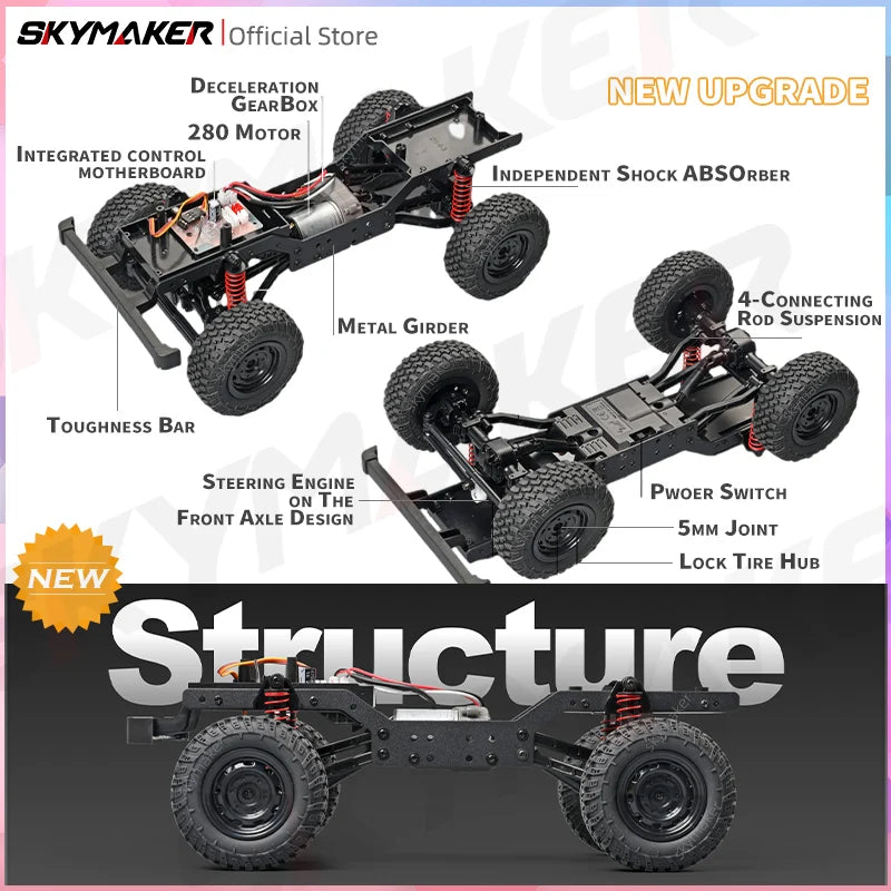 Neues MN99s MN98 1:12 MN-Modell RTR-Version RC-Auto 2.4G 4WD RC Rock Crawler Defender Fernbedienungsauto 1/12 RC-LKW-Autos Spielzeug