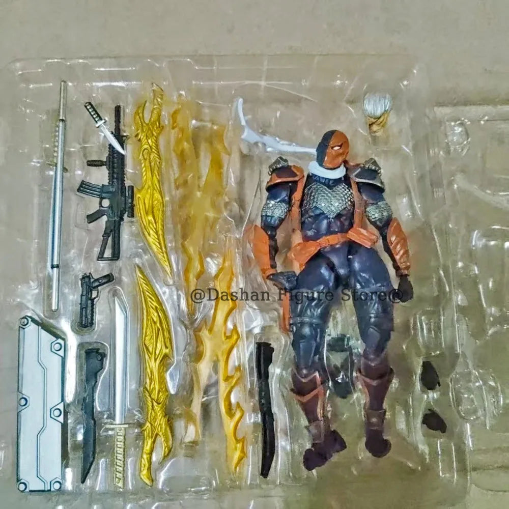 Revoltech Deathstroke Slade Joseph Wilson Action Figure Kaiyodo Amazing Yamaguchi Terminator Figures PVC Collection Model Toys