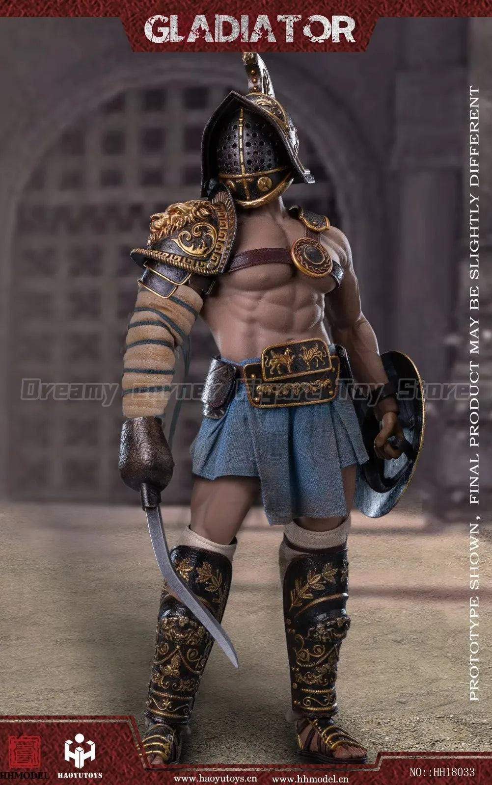 【In Stock】HHMODEL HAOYUTOYS Imperial Legion HH18033 Hunting Ground Fighter Hoplomachus 1/6 Action Figure Collection