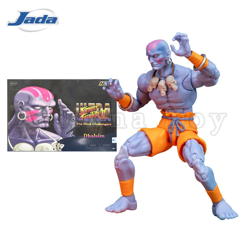 Jada Toys 1/12 6inch Action Figure Ultra Street Fighter II: The Final Challengers Bison Dhalsim Exclusive Anime Toy