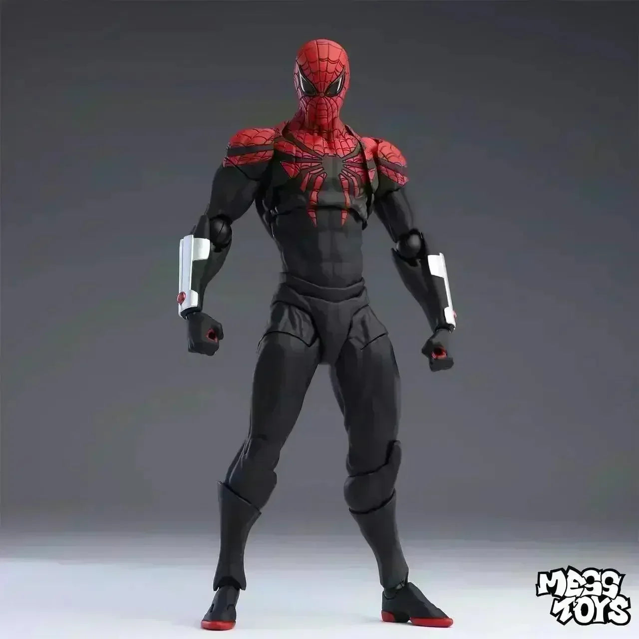 HOT-NEW Mess Toys Superior Spider-Man Figurine Model PVC Black Red Spider Man Toy Collect KO Action Dolls For Collection Gift