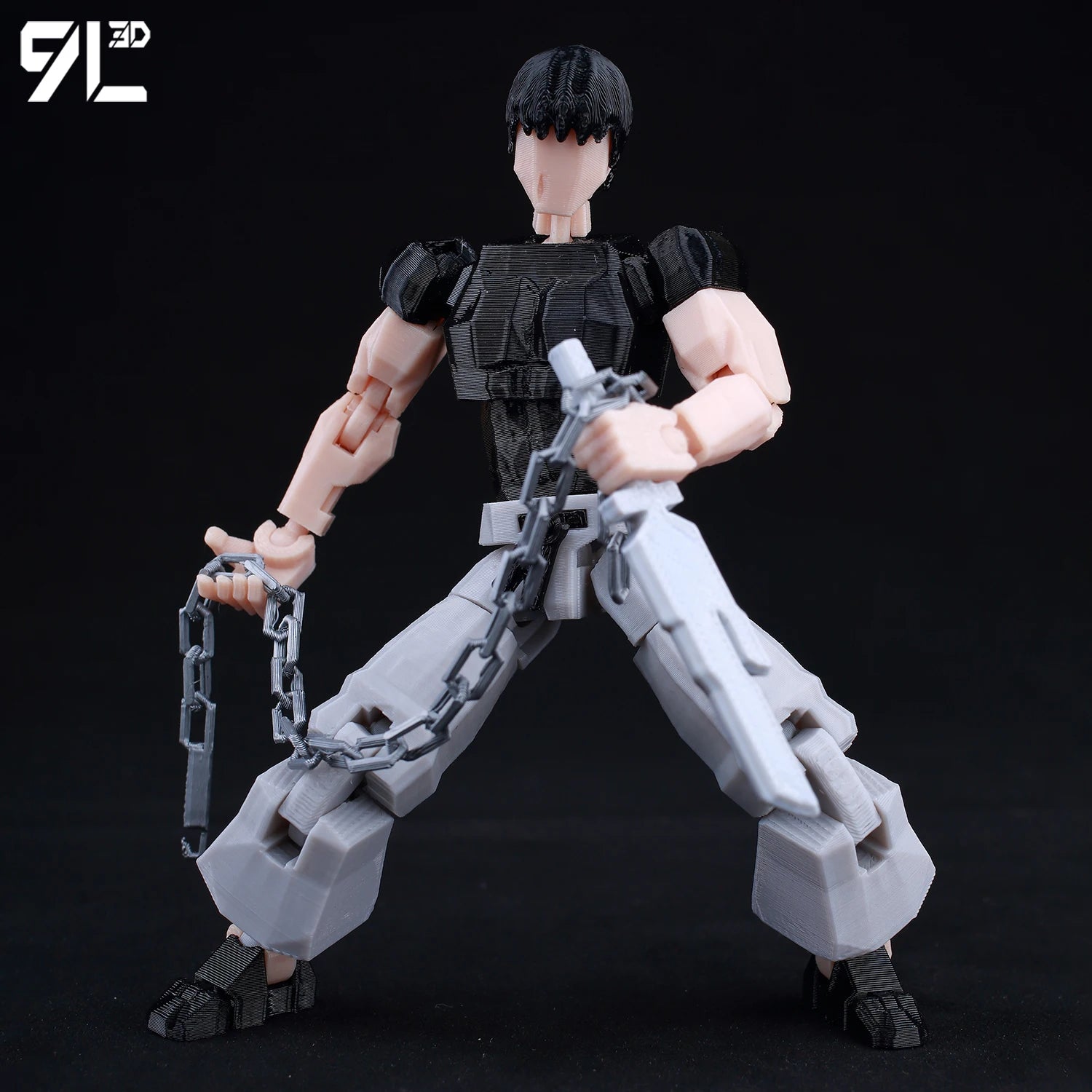 9L3D Titan13 Actionfigur für Kinder, 3D-gedruckt, Stressabbau, Dekompression, Geburtstagsgeschenke, Titan13 Anime-Figur, Sammlerstück
