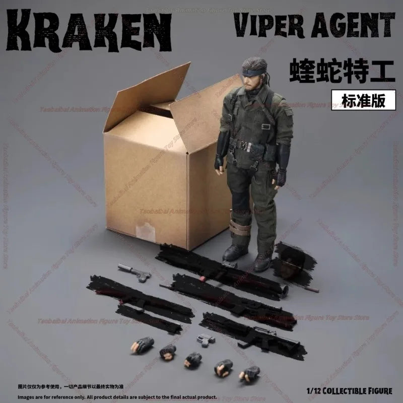 Kraken Studio Metal Equipment Viper Agent Action Figure Toy Collection Gift