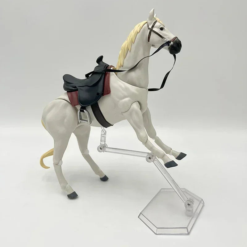 16cm #490 Figma Max Factory Anime Figure figma Horse ver.2 White/Brown Action Figure Adult PVC Collectible Model Doll Toys Gifts