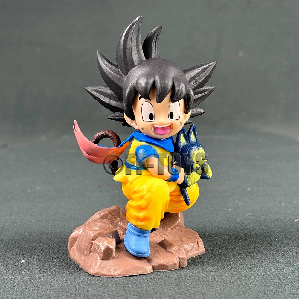 Anime Dragon Ball Z Figure Goku Figure Goku Embrace Pura 8.5cm PVC Anime Collectible Model Toys Gifts