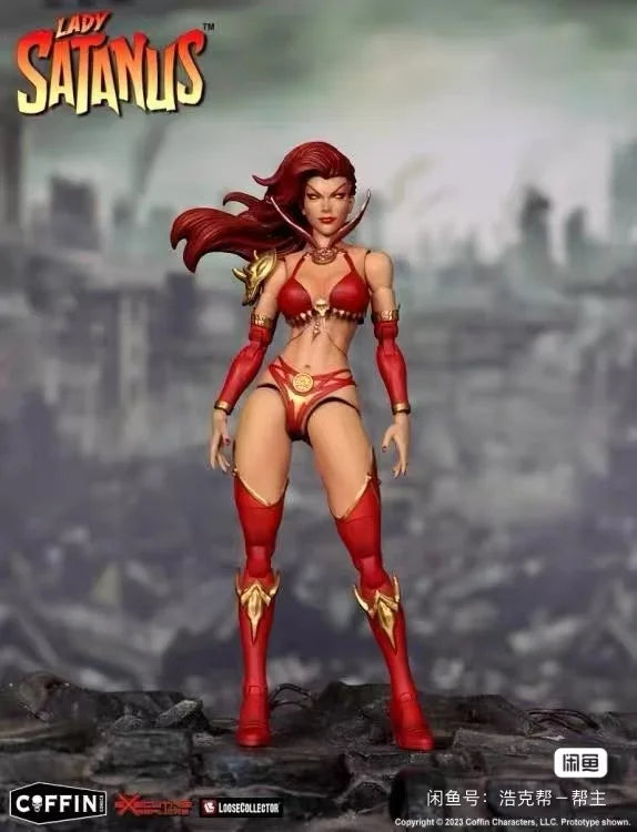1/12  Mrs. Satan Moveable Model Ornaments Figure Model Collection Toy Gift Collectible Model Decoration