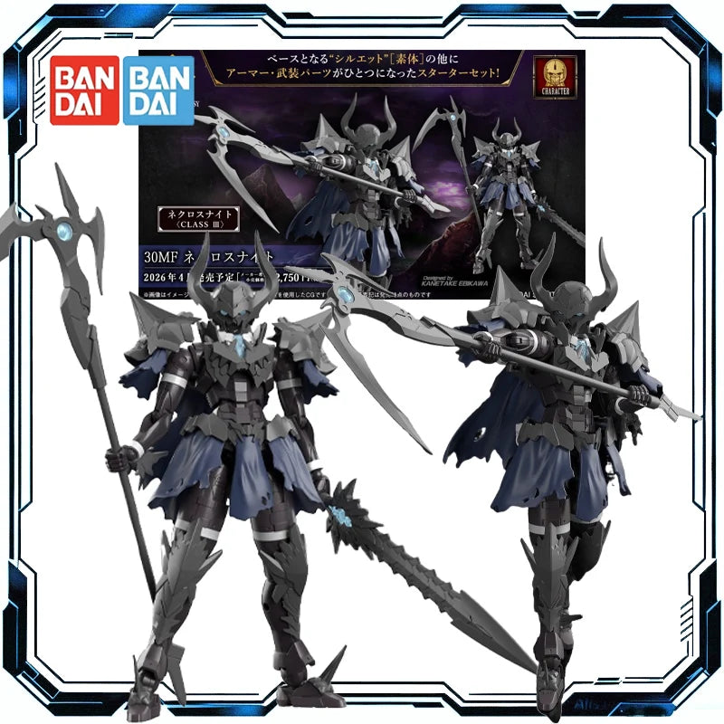 Bandai Spirits Original 30MF Necros Knight (Death Knight) Model Kit Action Figure Toys for Boys Girls Kids Gift Collectible