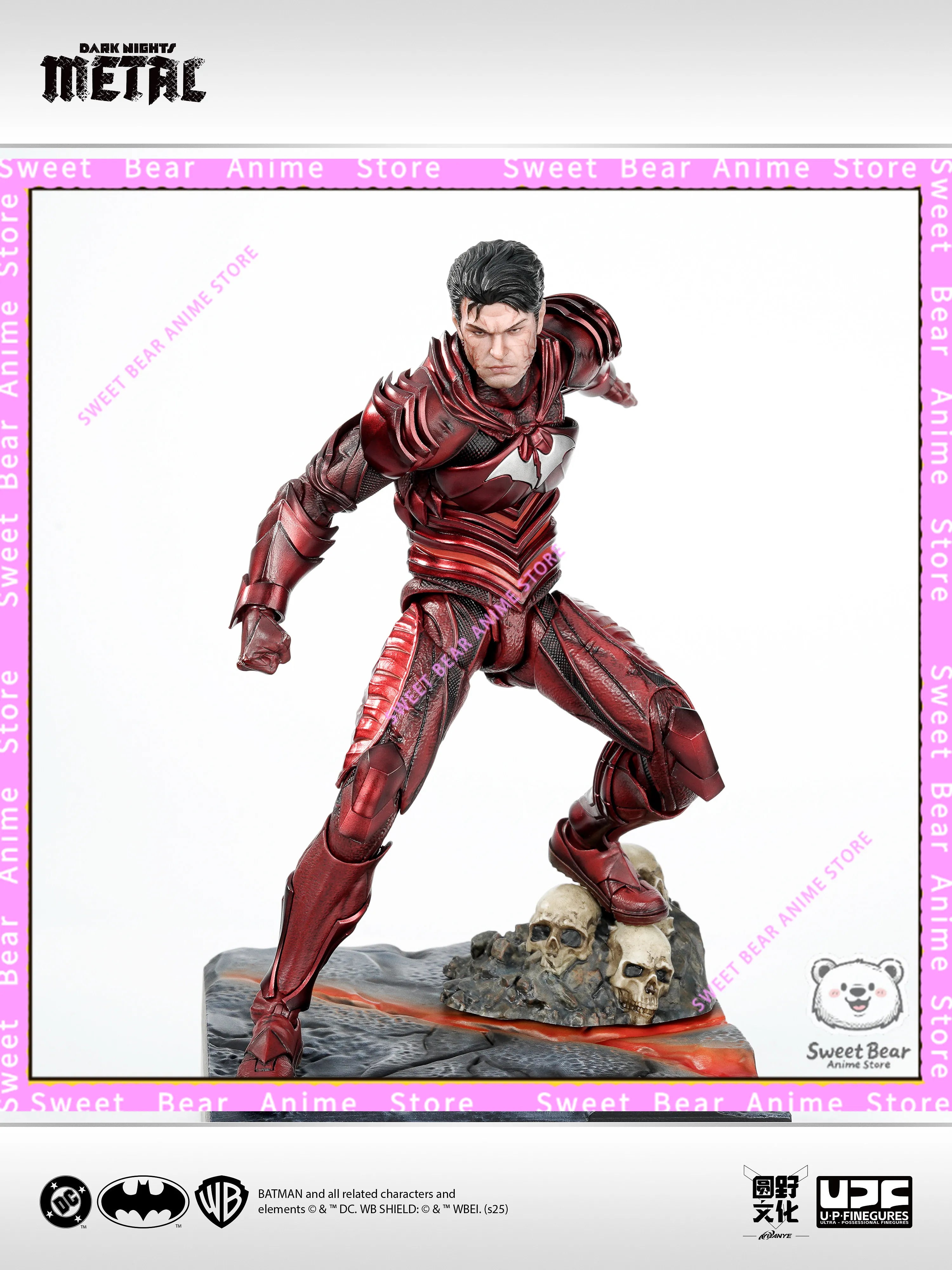In Stock  UPFinegures The Red Death Dark Nights: Metal  1/12 Scale Action Figure Model Trendy Toys Desktop Doll Collectibles