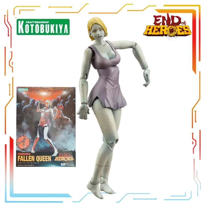 Kotobukiya Original Plastic Assembly Model Series Zombie Fallen Queen Action Figure Assembly Model Toys Model Gifts for Boys
