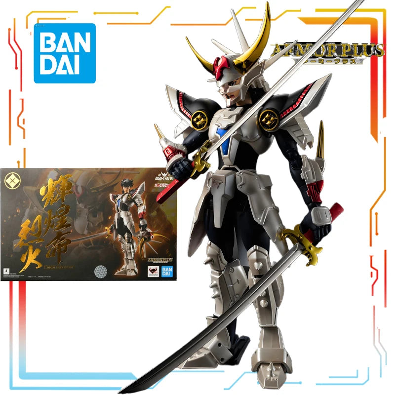Direct Delivery in Stock BANDAI Original ARMOR PLUS Movable Series Ronin Warriors Anime Figure Model Toys Model Gifts for Boys