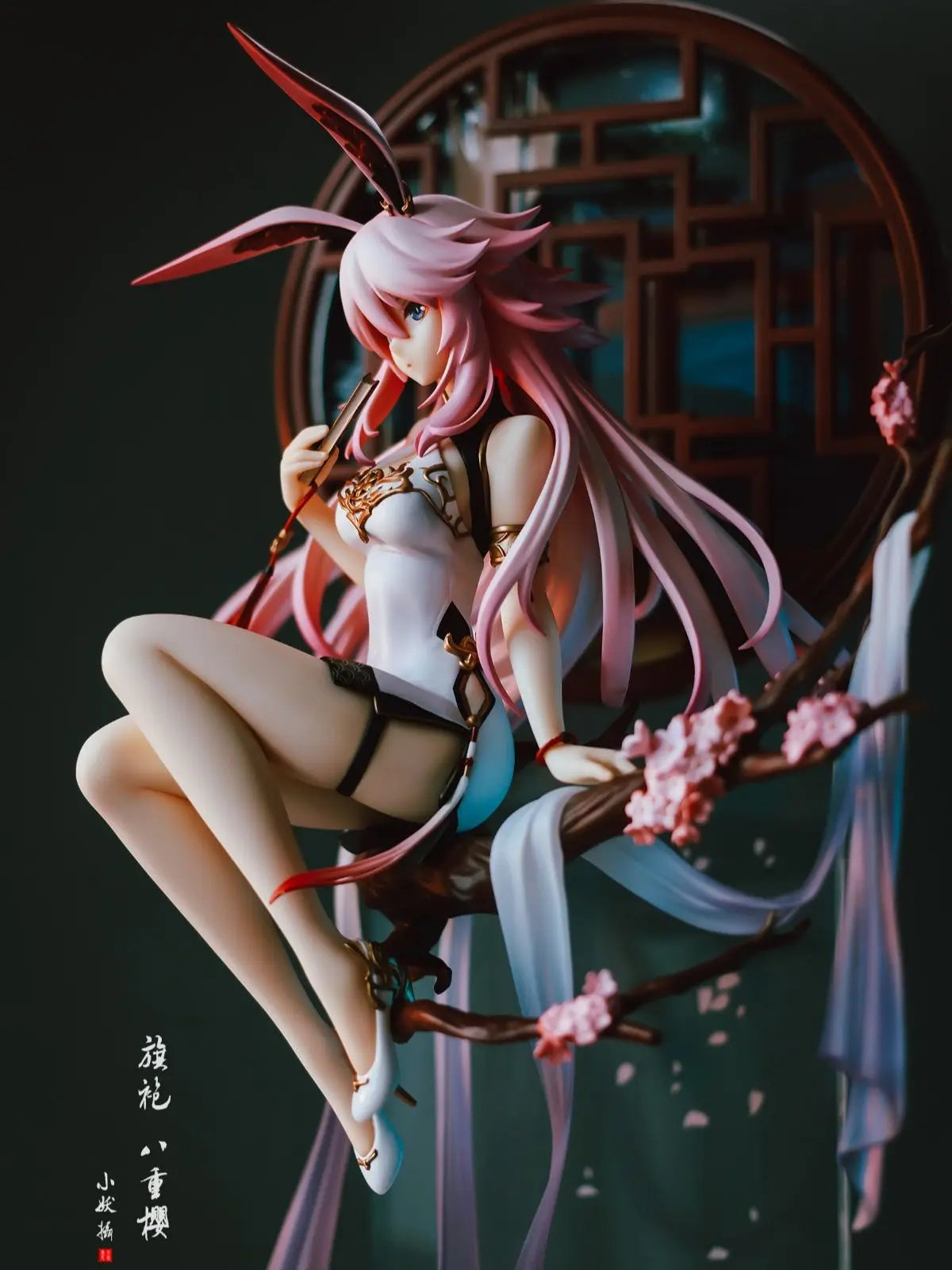 22CM Anime Game Figure Yae Sakura Game Collapse Gakuen Sitting Posture Decoration Model Dolls Toy Gift Collect Box Ornaments PVC