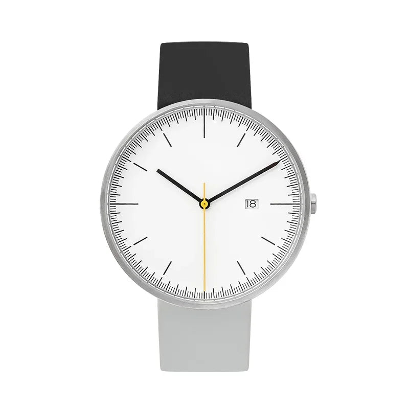 Design Sense Watch B202 Schlichte Herrenuhr im trendigen Retro-Design, wasserdicht, Edelstahl