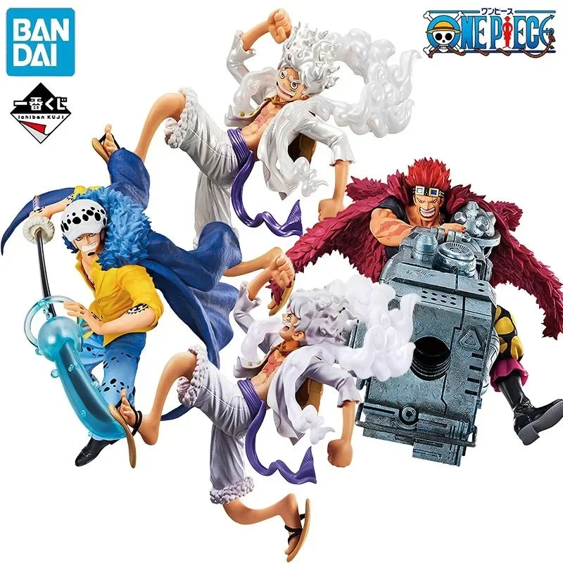 BANDAI Ichiban KUJI One Piece BEYOND THE LEVEL Nika Monkey D Luffy Gear 5 Trafalgar Law Eustass Kid PVC Anime Action Figures
