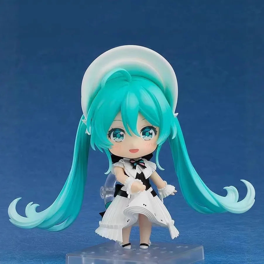 10CM New Anime Hatsune Miku symphony #2490 Kawaii Q version Figures PVC Model DIY Toys Doll ornament Gifts