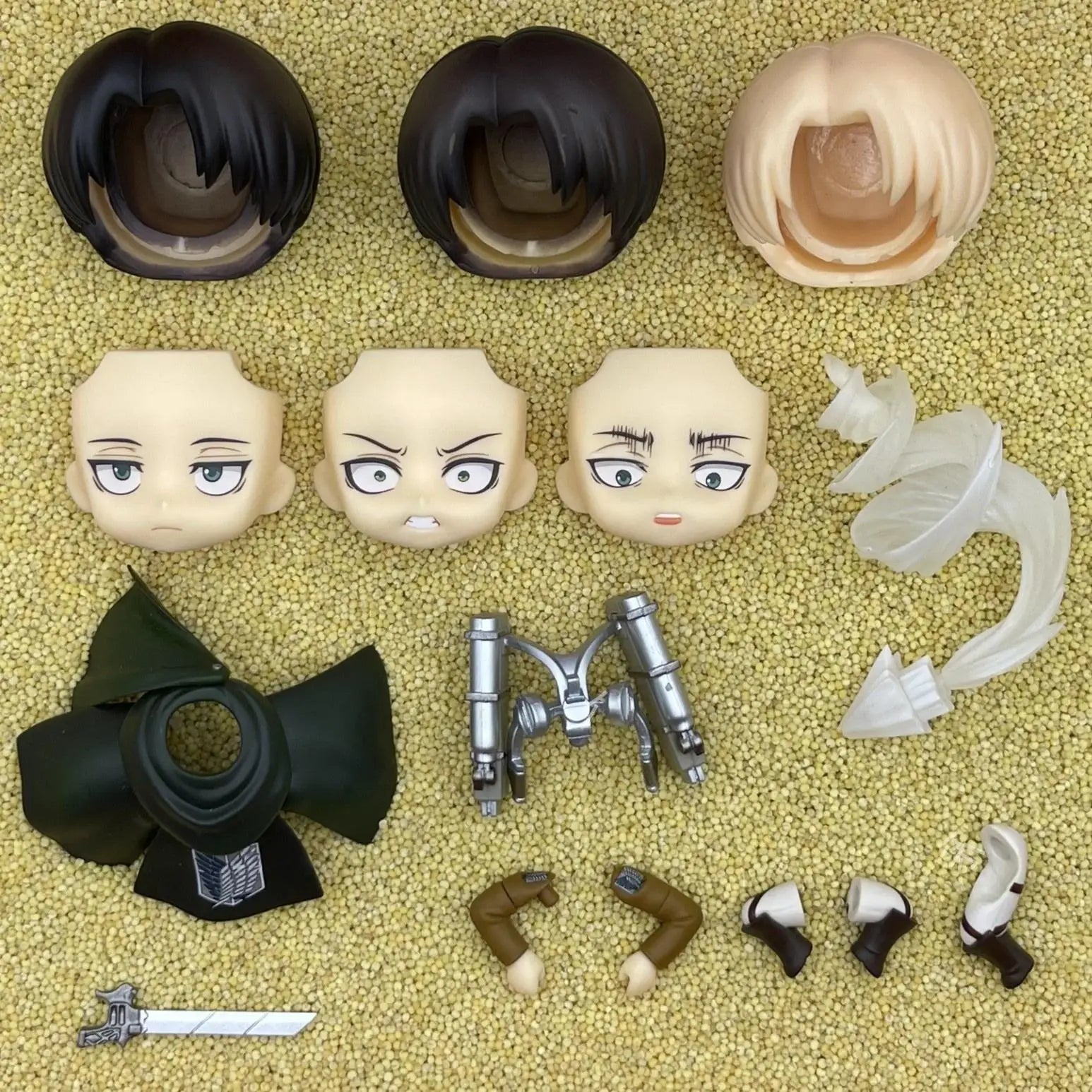 jiujian GSC Clay Man Face doll face hair doll accessories