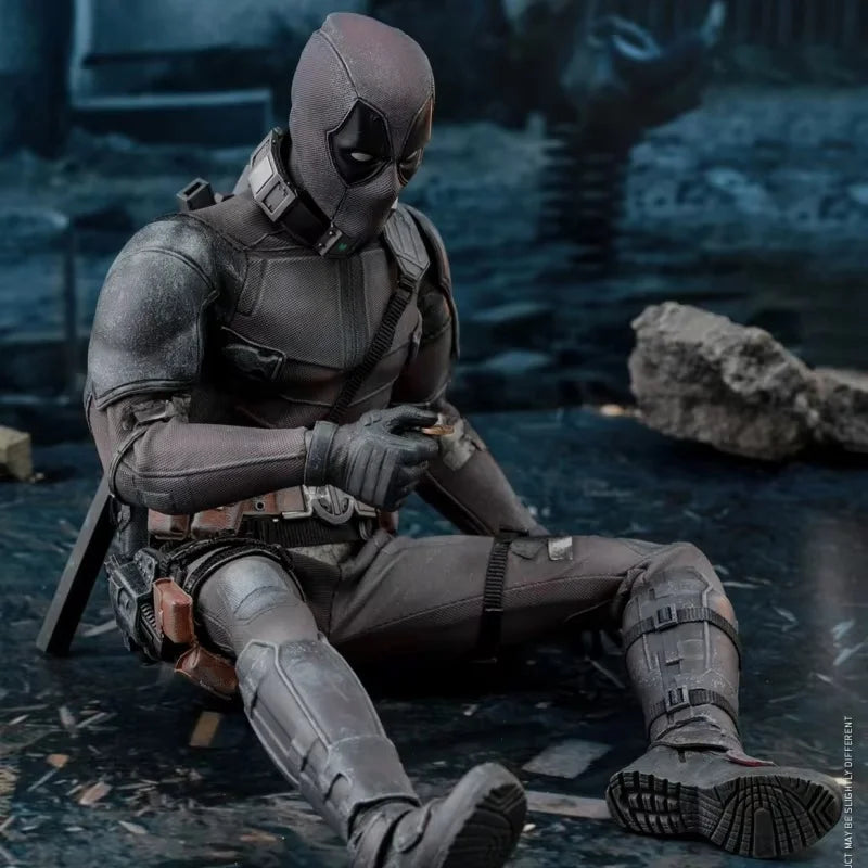 1/6 Scale Authentic Hottoys Mms505 Deadpool 2 Dusty Version Grey Wade Wilson Limited Action Figure Set Collectible Toy Gift