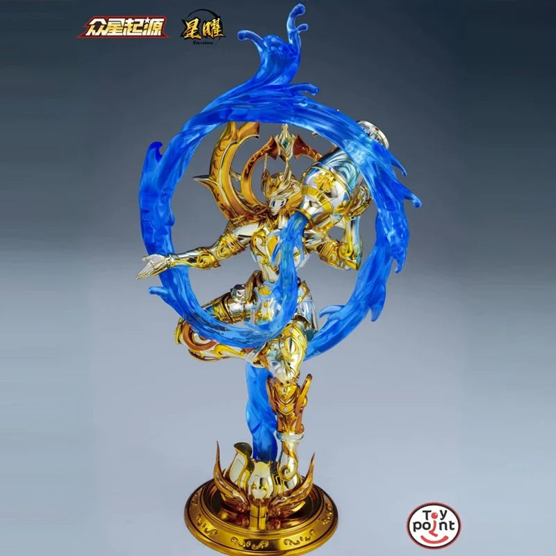 Toypoint/TP Saint Seiya Myth Cloth EXM Aquarius Camus God SOG And Totem/Object Gold Knights of the Zodiac Action Figure