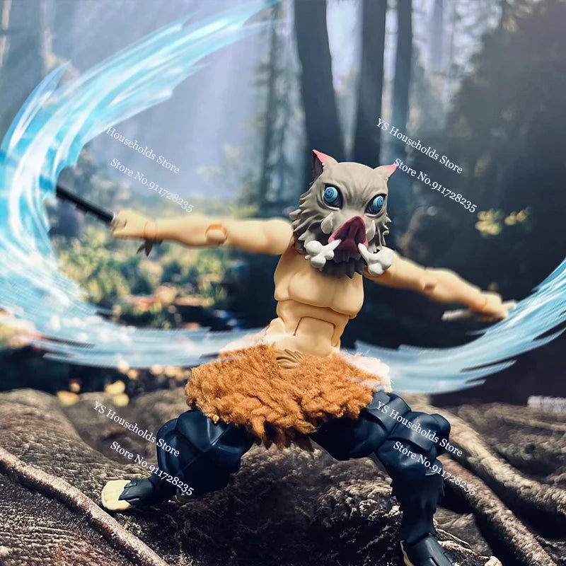 1/12 Хашибира Иносуке Аниме Момче Войник Фигурка Мини Сиво Кафяво Подгъв Модел Играчки Аксесоар за 6" Figma Buzzmod Фигурка Тяло