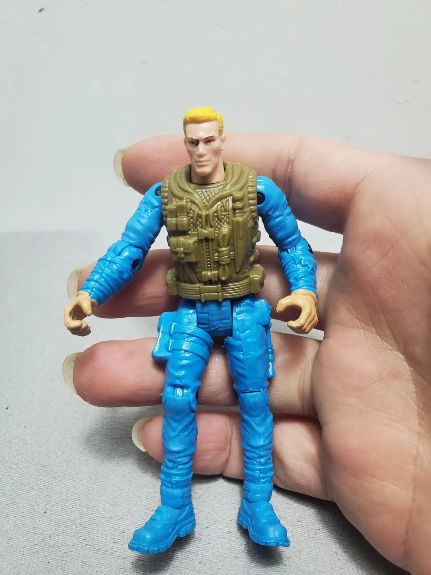 9cm 3.75" Solider Farmer Worker Military Police Action Figure Limite Collection Pirate Player Model Toy Gift for Kid Child Adult